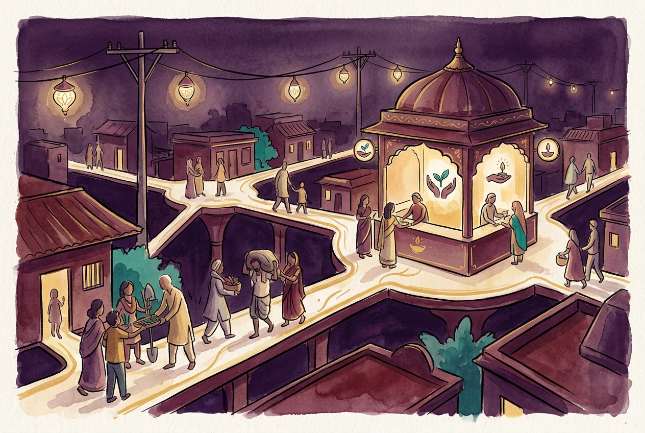 Xin Canvas card — What if kindness had infrastructure, like roads and power do…