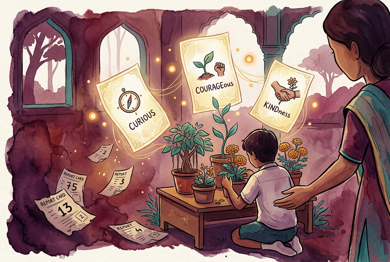 Xin Canvas card — What if we celebrated report cards for character, not just m…