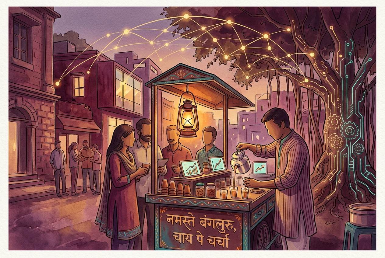 What if street vendors were celebrated as the city's oldest start-ups? — a card from the Bangalore deck of the Xin Canvas