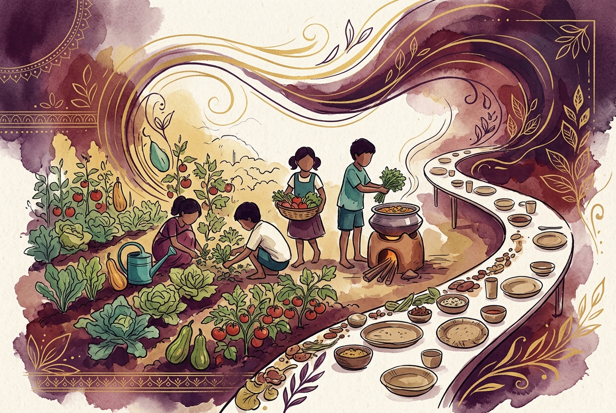 Xin Canvas card — What if your school had a garden that gave you lunch?