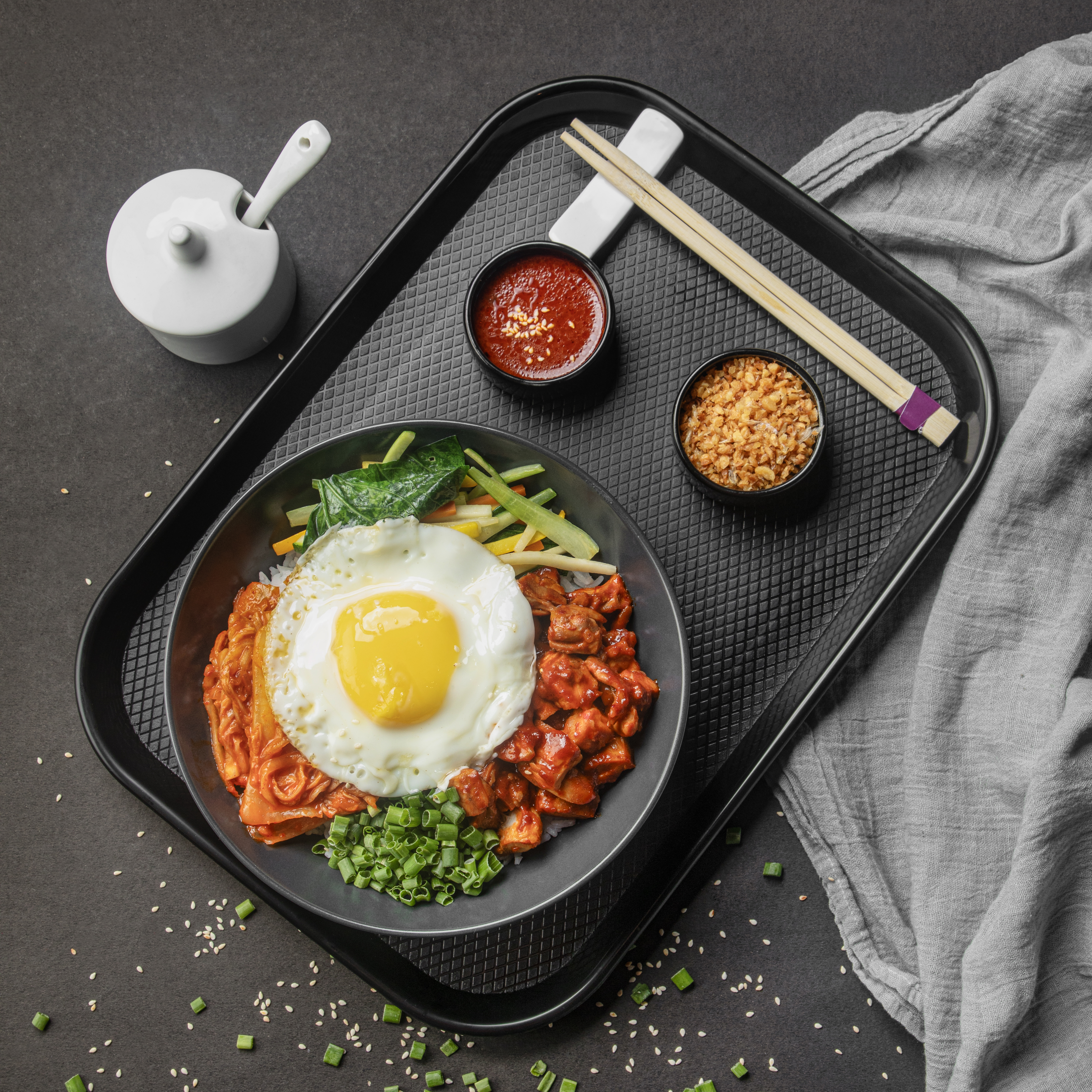 korean bibimbap at xin in bangalore