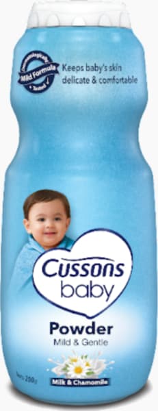 Cussons Baby Mild & Gentle Powder 400GX12 (Blue)