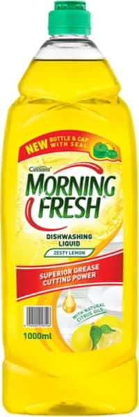 Morning Fresh Zesty Lemon 1000MLX12 (Yellow)