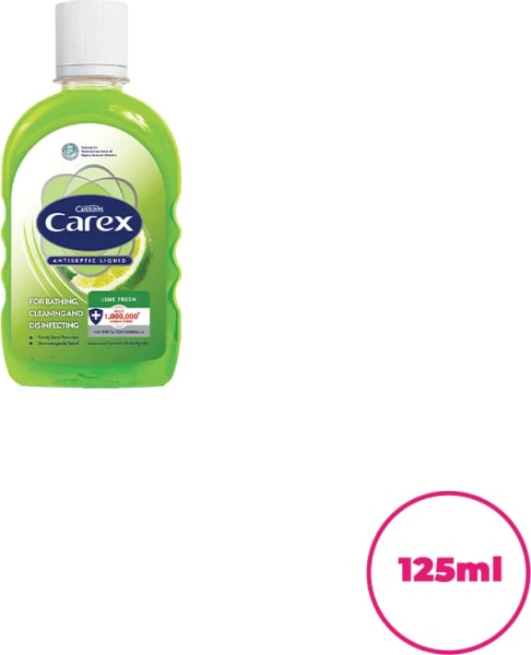 Carex Antiseptic Liquid 125ml Lime