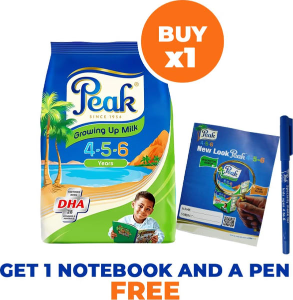 Buy 1 Peak 4-5-6 360g Pouch, Get 1 Notebook & Pen