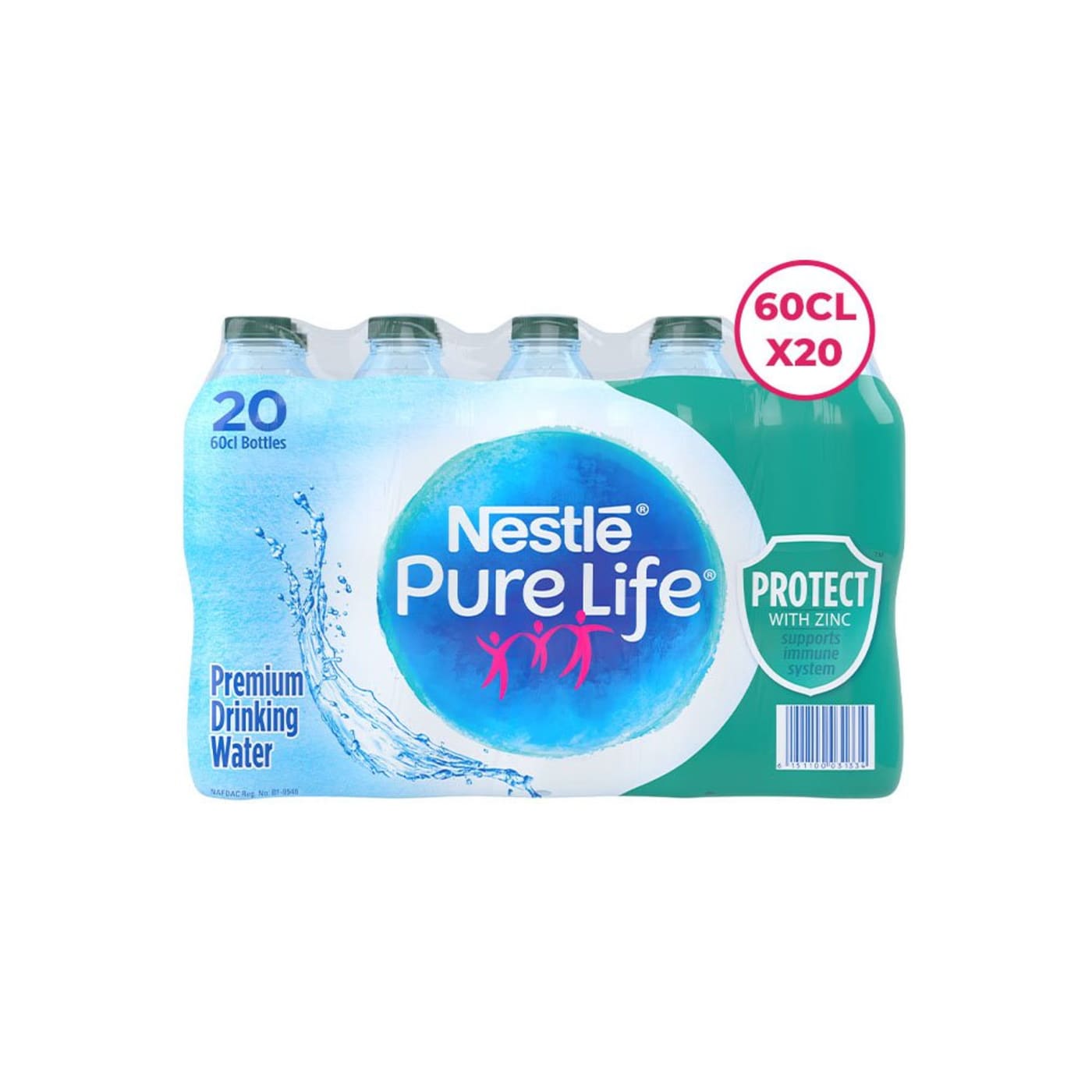 Nestle Zinc Protect Water 60cl