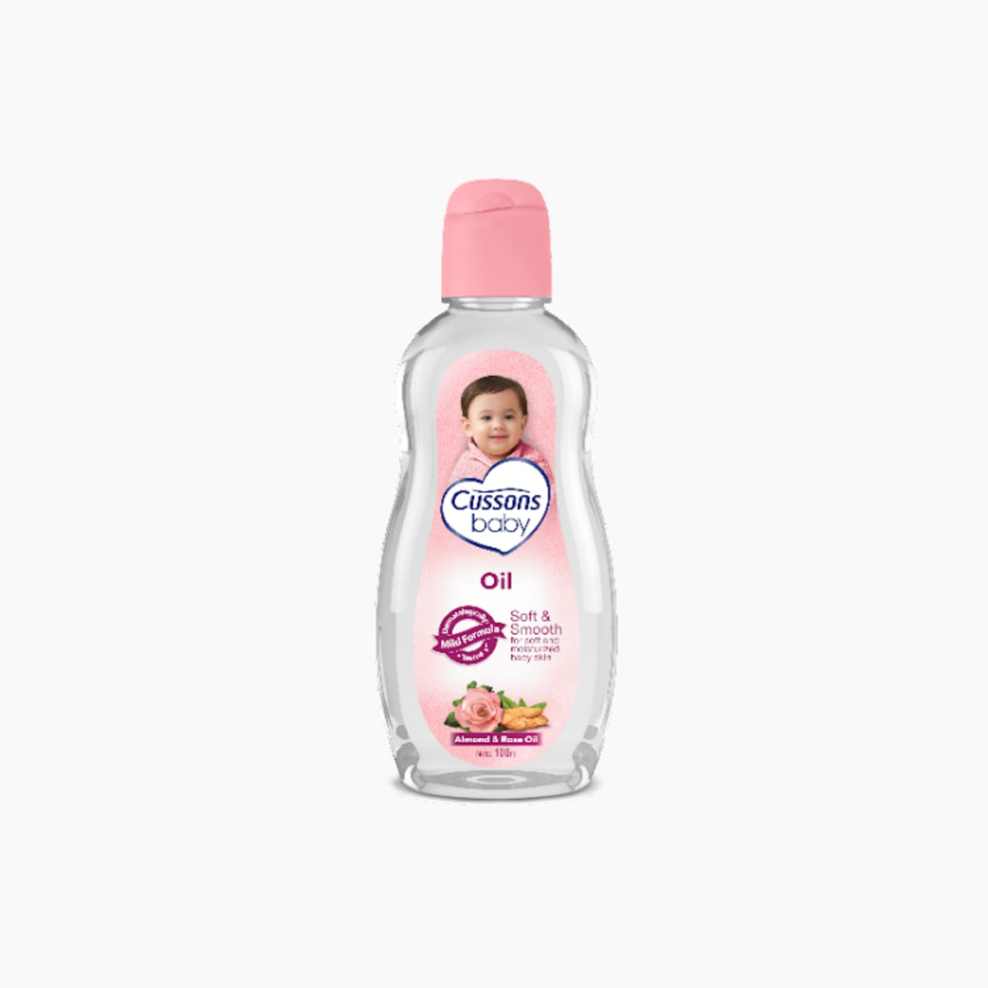 Cussons Baby Soft & Smooth Oil 200MLX6X8 (Pink)