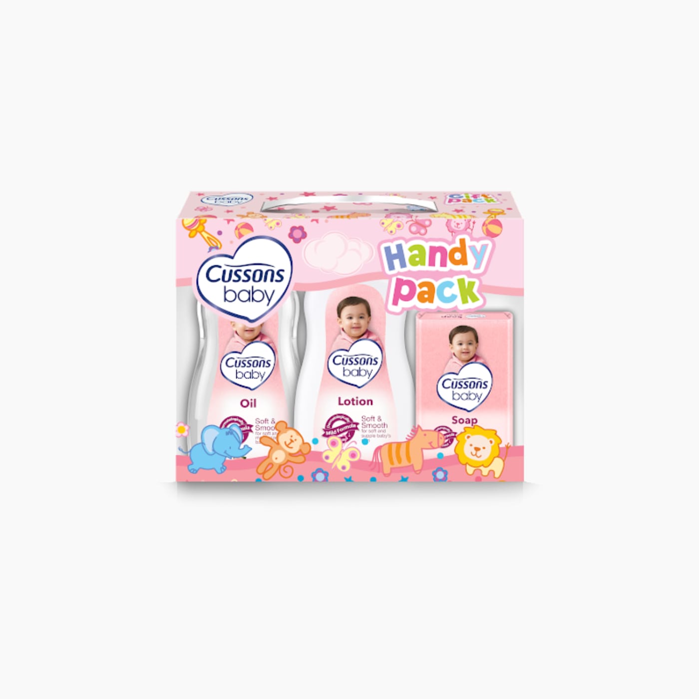 Cussons Baby Soft and Smooth Handy Gift PACKX12(PINK)