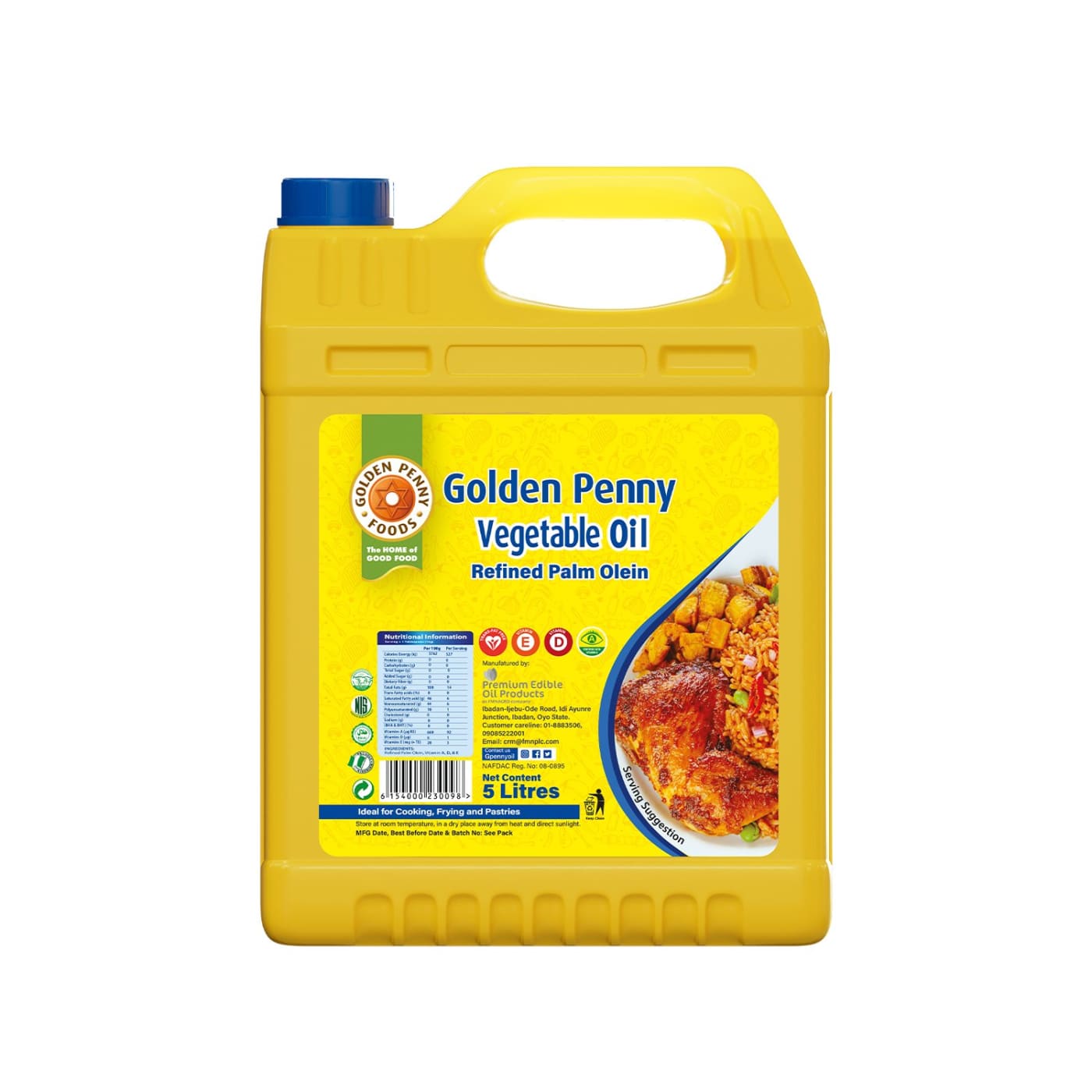 Golden Penny Vegetable Oil 2.75LITR