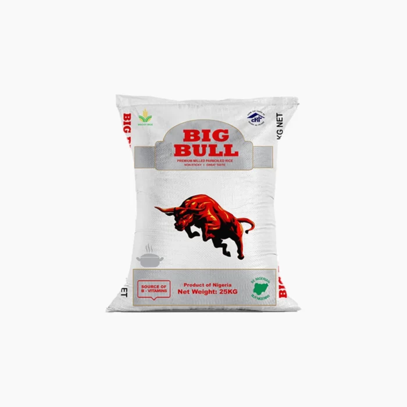 Big Bull Rice Bag 25Kg