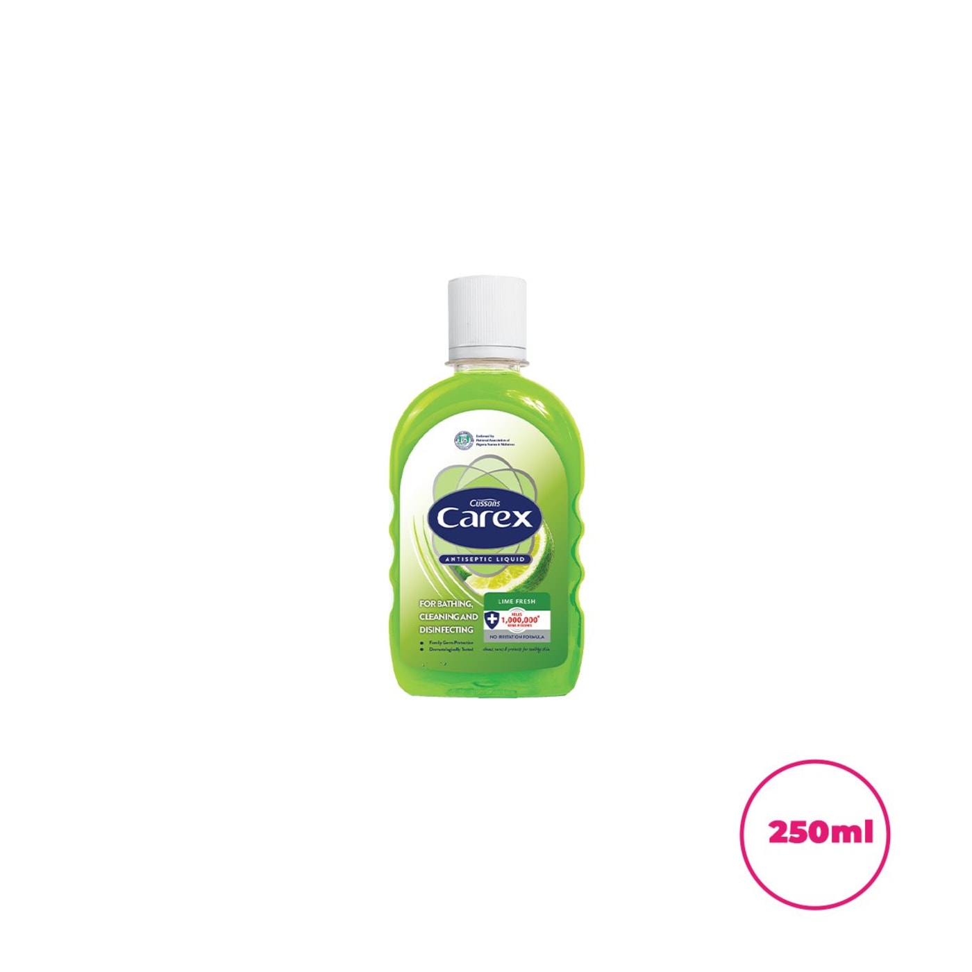 Carex Antiseptic Liquid 250ml Lime