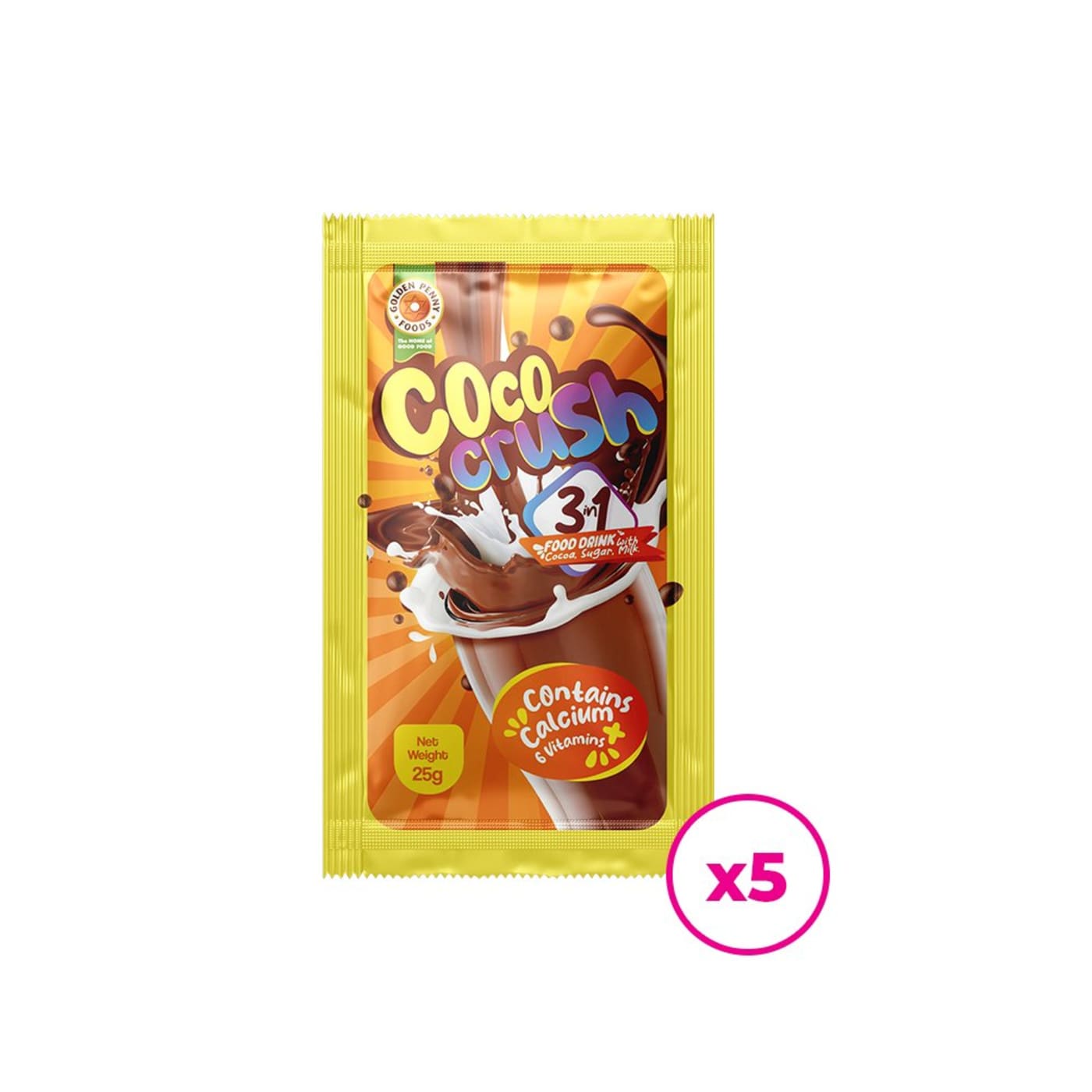 Golden Penny Coco Crush 3-in-1 25gx5