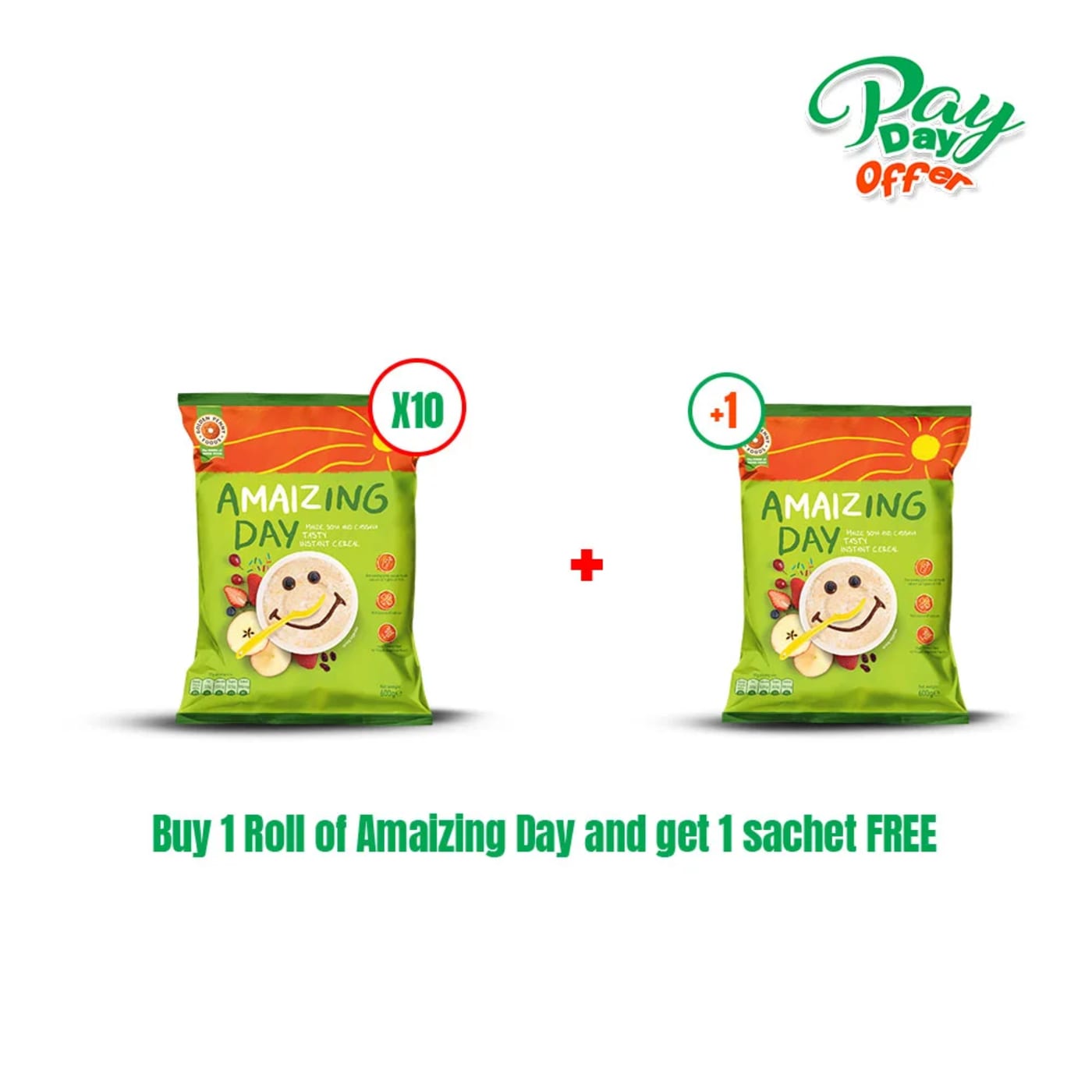 Golden Penny Amaizing Day 45G x10 + 1 Free Sachet