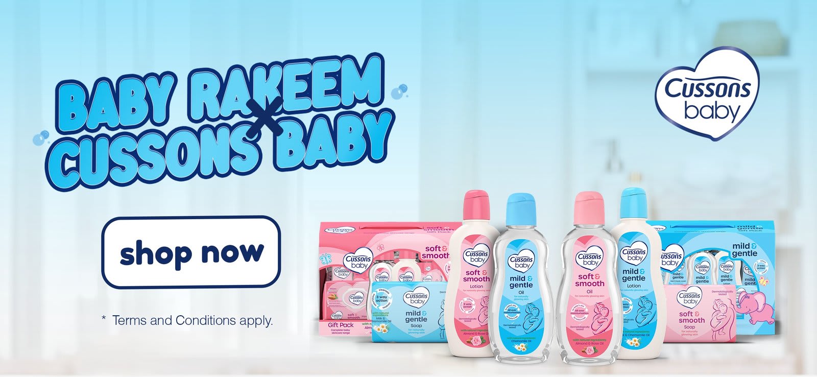 Baby Rakeem x Cussons Baby