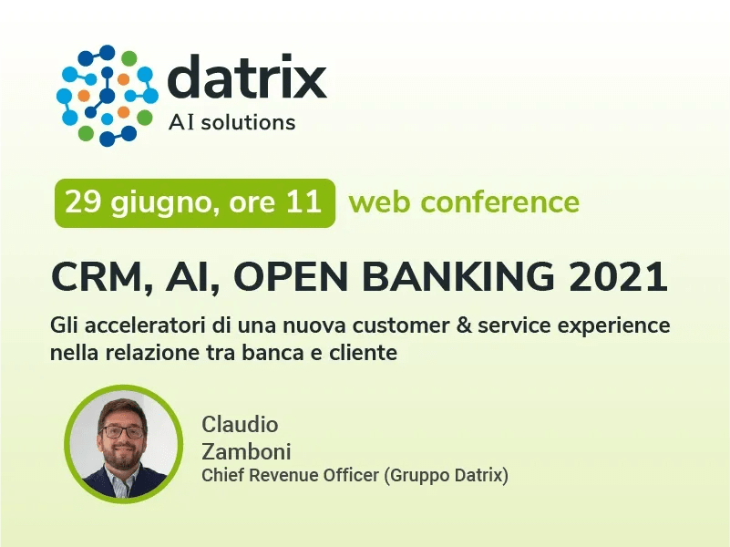 CRM, AI, OPEN BANKING 2021