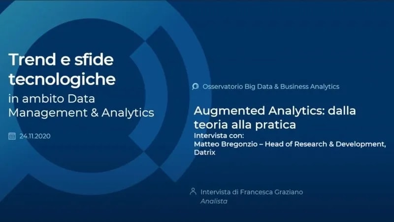 Augmented Analytics: dalla teoria alla pratica