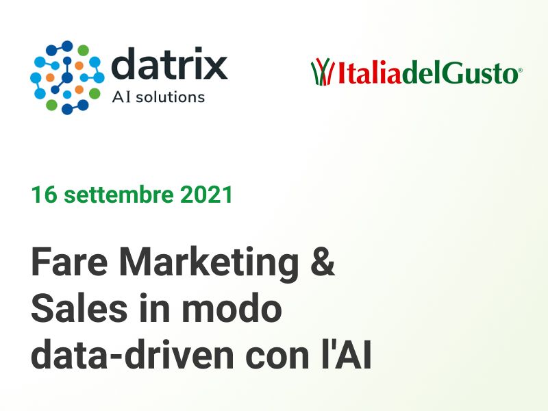 Fare Marketing & Sales in modo data-driven con l'AI