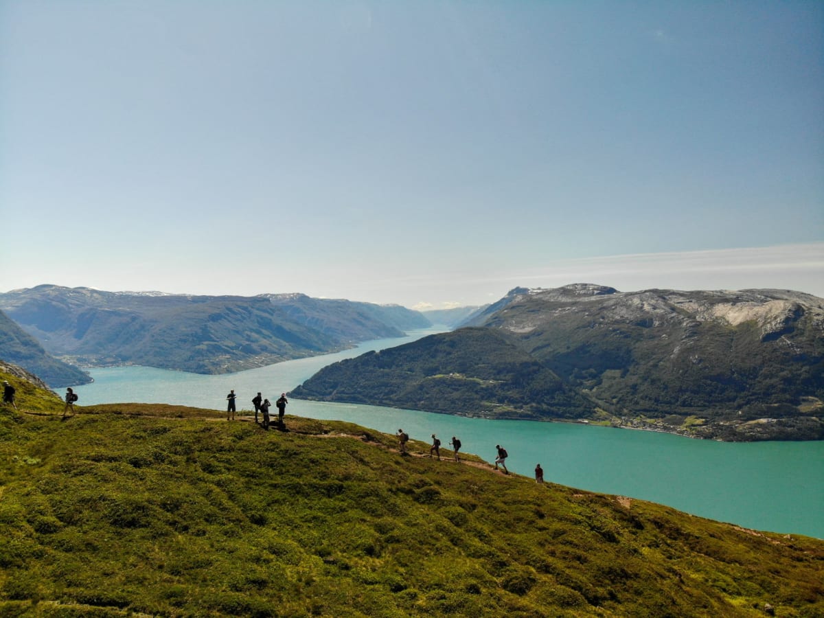 Hiking Up To Mt Oksen