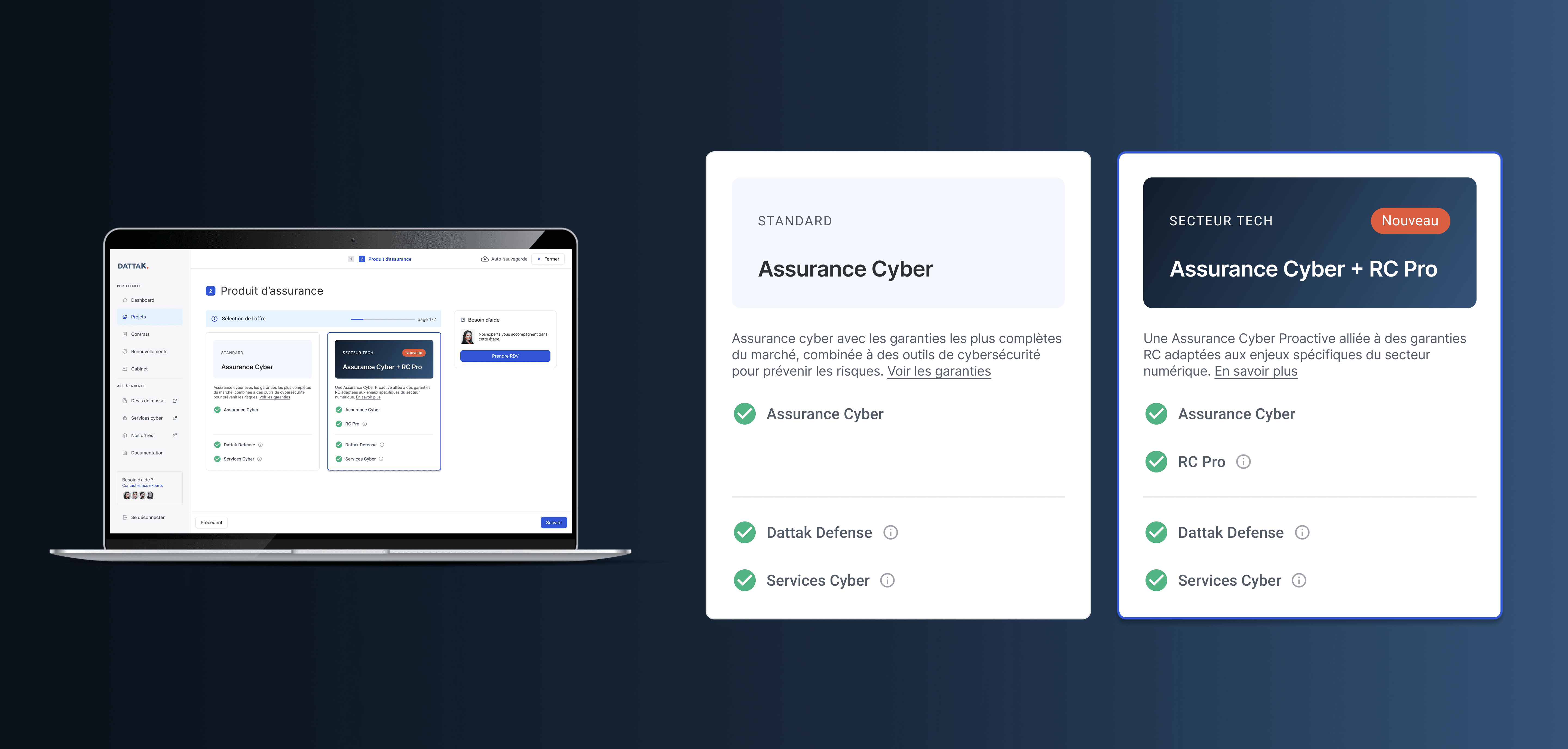 Un parcours simple et fluide - Assurance Cyber et RC Pro - Secteur Tech .png