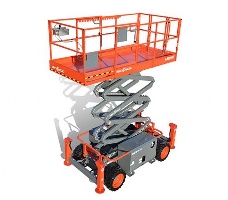 SkyJack Rough Terrain Scissor 10m - SJ6826/32 RT