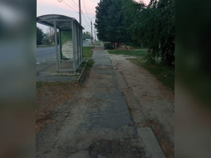 ​Ремонт тротуара на ул. Пушкина могут закончить в этом году