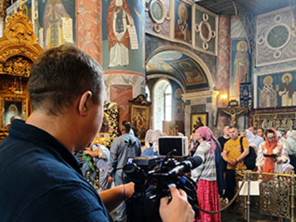 Съемки фильма «Чудотворец Серафим»