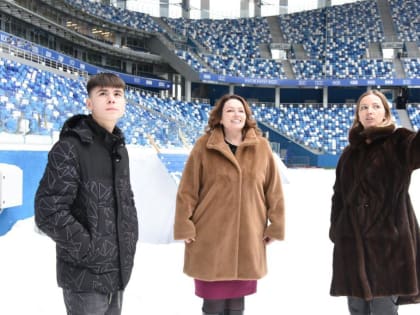 Даниил Баранов из Семенова увидел работу нижегородского стадиона изнутри