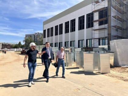 Готовность школы на 1500 мест в Арзамасе составляет 34% (фото)