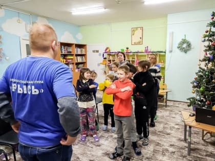 Детям из Теплого дома рассказали как вести себя в местах массового скопления людей