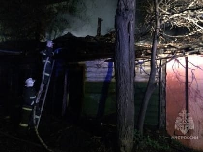 Расселенный дом сгорел на улице Горького в Нижнем Новгороде