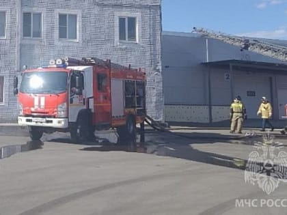 Мебельная фабрика загорелась в Сормовском районе 22 апреля