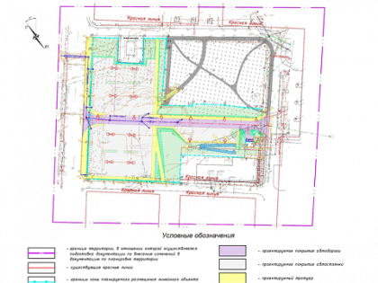 Появилась схема новой дороги за 72,8 млн рублей на Стрелке