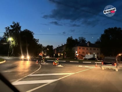 На дорогах округа обновляют разметку