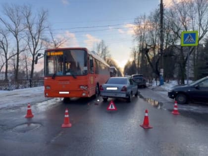 Женщина пострадала в ДТП с автобусом в Арзамасе
