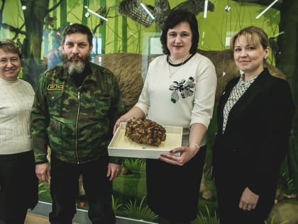 В естественнонаучном музее Мининского университета появился уникальный «гриб-баран»