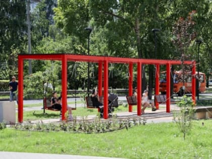 Благоустройство общественного пространства на проспекте Кораблестроителей завершено в Нижнем Новгороде