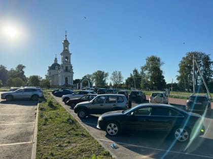 Божественная Литургия в кафедральном соборе города Выкса в день памяти благоверных князей и страстотерпцев Бориса и Глеба