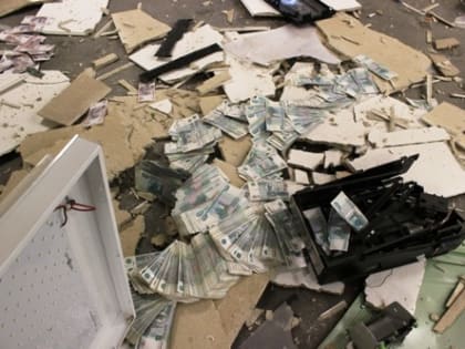 В Выксе воры подорвали банкомат, пытаясь украсть деньги