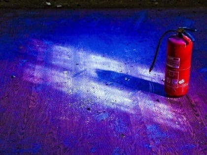 Пожар на территории Парка культуры