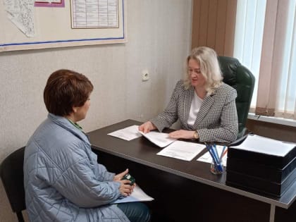 Юлия Мантурова провела очередной прием жителей