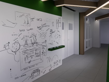 В Дзержинске в здании на Чапаева, 64 готовится к открытию частная гимназия CleverOne