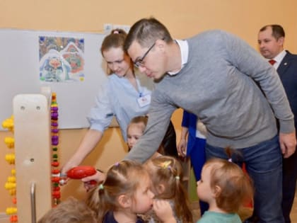 Юрий Шалабаев осмотрел два новых детсада в Нижнем Новгороде