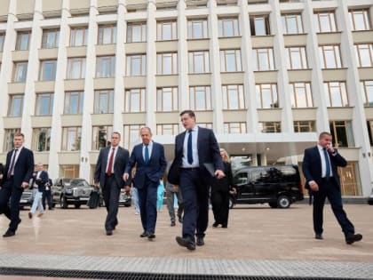 Глеб Никитин провел встречу главой МИД РФ Сергеем Лавровым