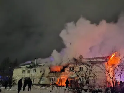«Под завалами могут быть люди». Первые кадры с места взрыва под Нижним Новгородом