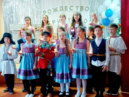 В Березовской школе прошло мероприятие, посвященное Рождеству