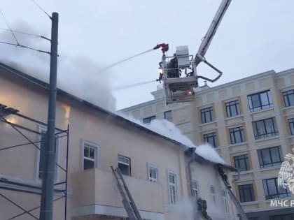 Открытое горение ликвидировано в реконструируемом доме в Нижегородском районе