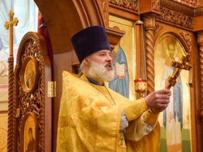 Божественная литургия в Воскресенском соборе 29 января 2023 года