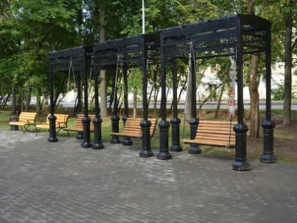 Сквер преобразили на улице Гороховецкой в Нижнем Новгороде