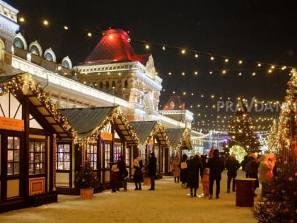 Новогодняя площадка на Нижегородской ярмарке продолжит работать до 9 февраля