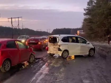 Массовая авария произошла под Нижним Новгородом: кадры с места